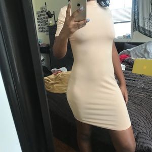 nude bodycon
